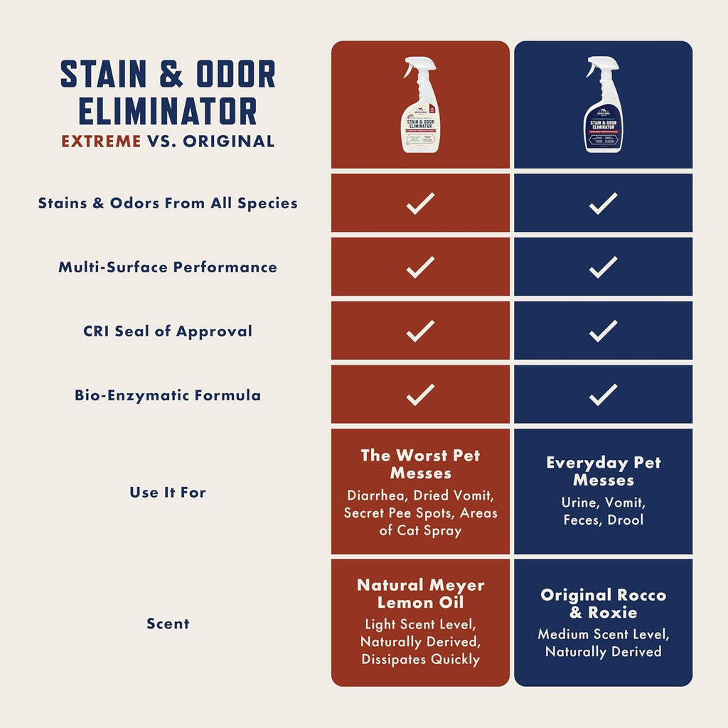 Professional strength pet stain remover for furniture couch and rug spot cleaning
