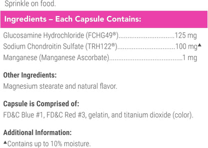 Close up of Nutramax Cosequin supplement capsule packaging