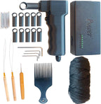 YAO 520 YAN Upgraded Dreadlocks Machine front view showcasing the handheld electric design and premium metallic finish.