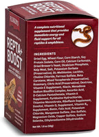 Fluker's Repta Boost nutritional supplement label details