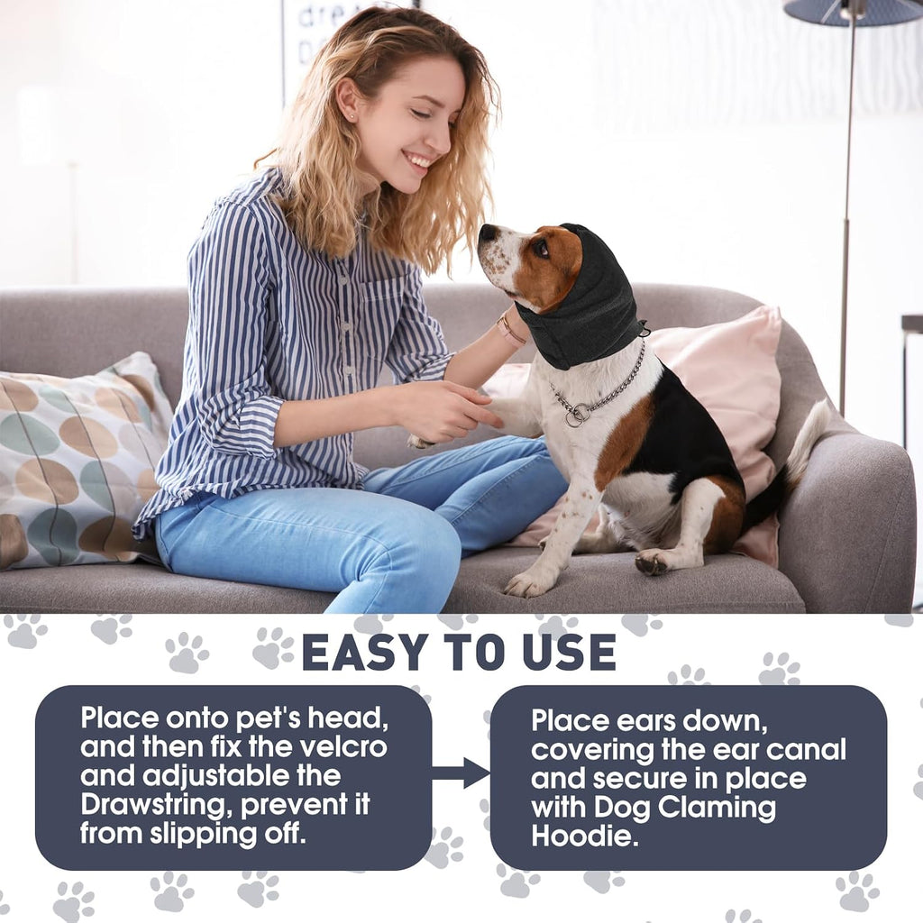 Pacify grooming ear covers for dogs during bathing