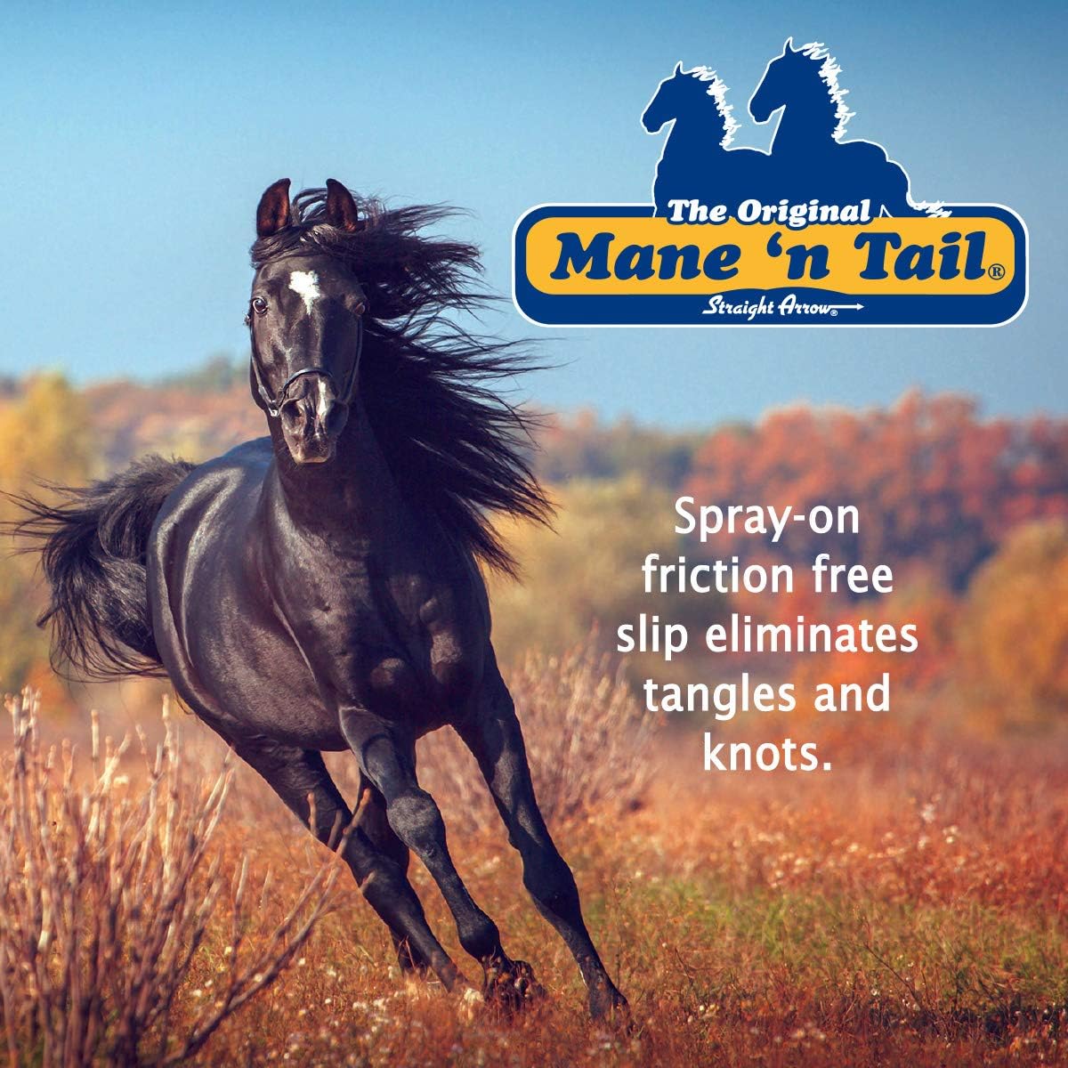 Mane 'n Tail Detangler friction free slip formula container for horses and dogs