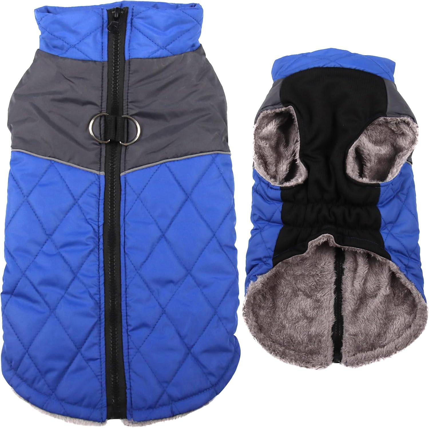 JoyDaog Warm Fleece Dog Coats with Durable Harness Buitl in D-Ring,Waterproof Puppy Jacket for Small Dogs,Dog Vest for Cold Winter,Burnished Khaki S - Image 13