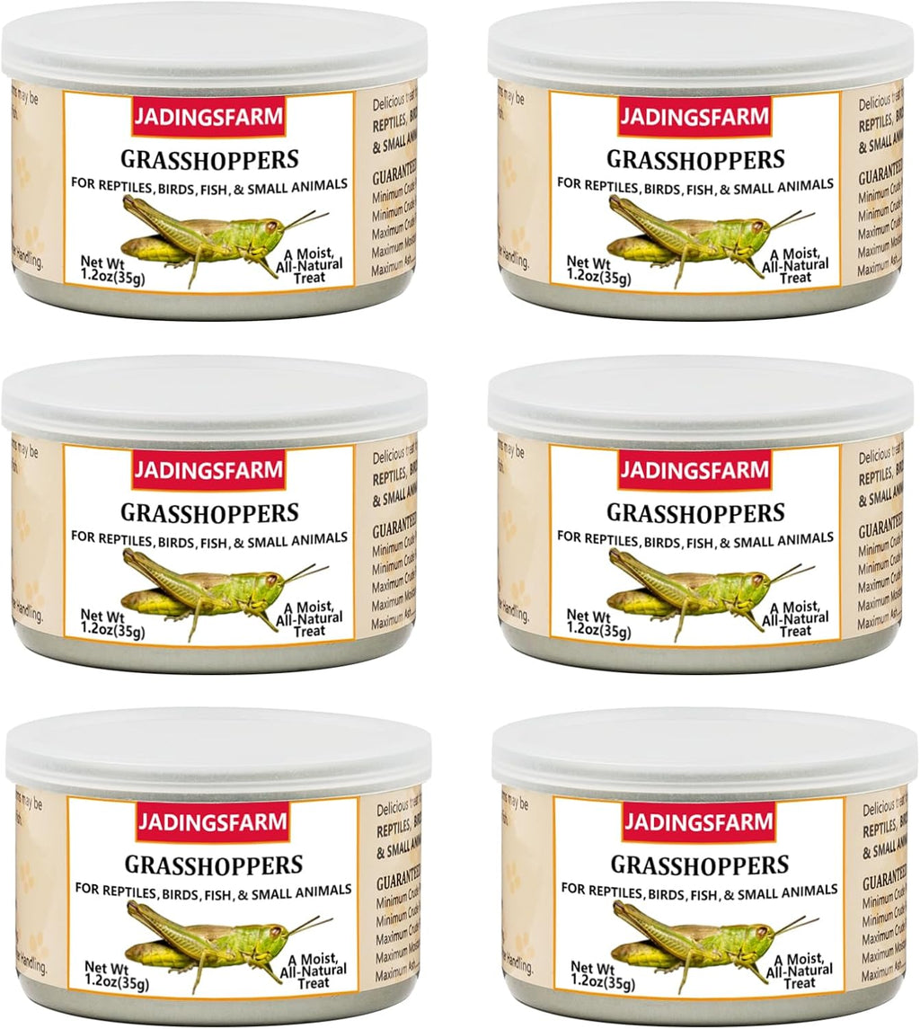 6 Pack Canned Crickets for Reptiles, Fish, Birds and Small Animals, Crickets, Healthy High Protein Treat, Reptile Bird Fish Food 7.2 Ounces Total - Image 13