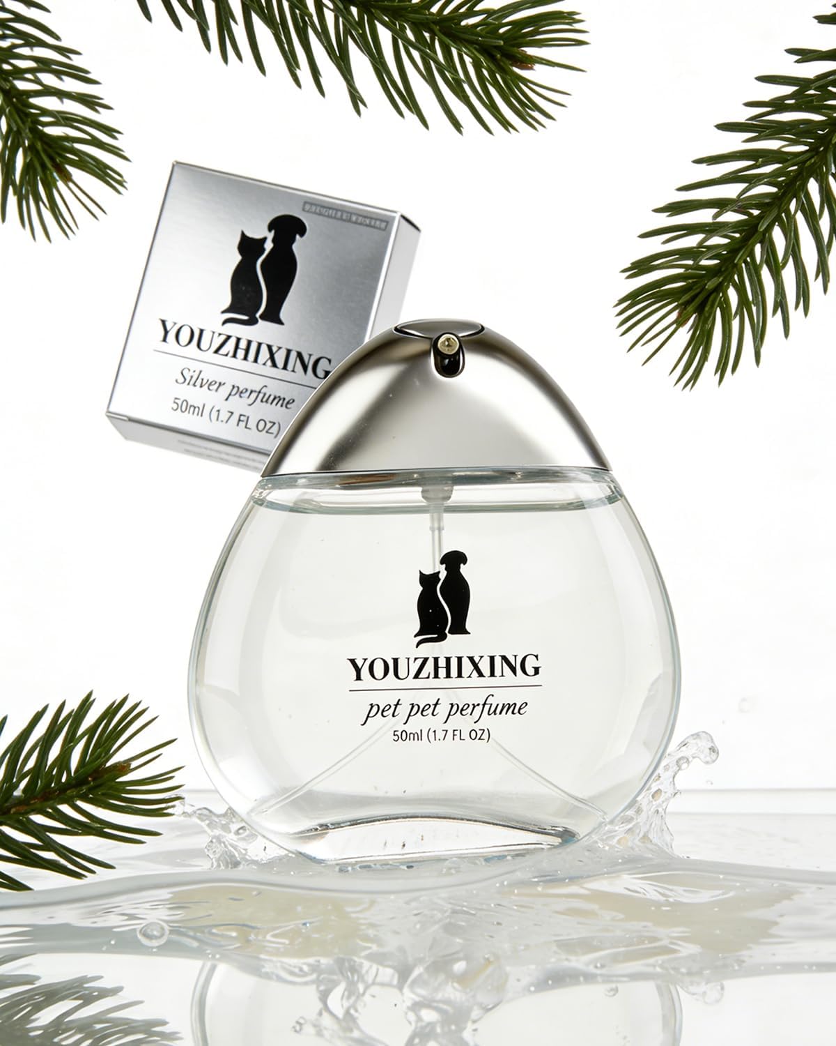 Professional Dog Perfume & Pet Cologne - Jasmine Green Tea - Safe if Licked, Long Lasting Water-Based Deodorizer for Dogs & Cats - 1.7oz Glass Bottle with Gift Box - Image 10