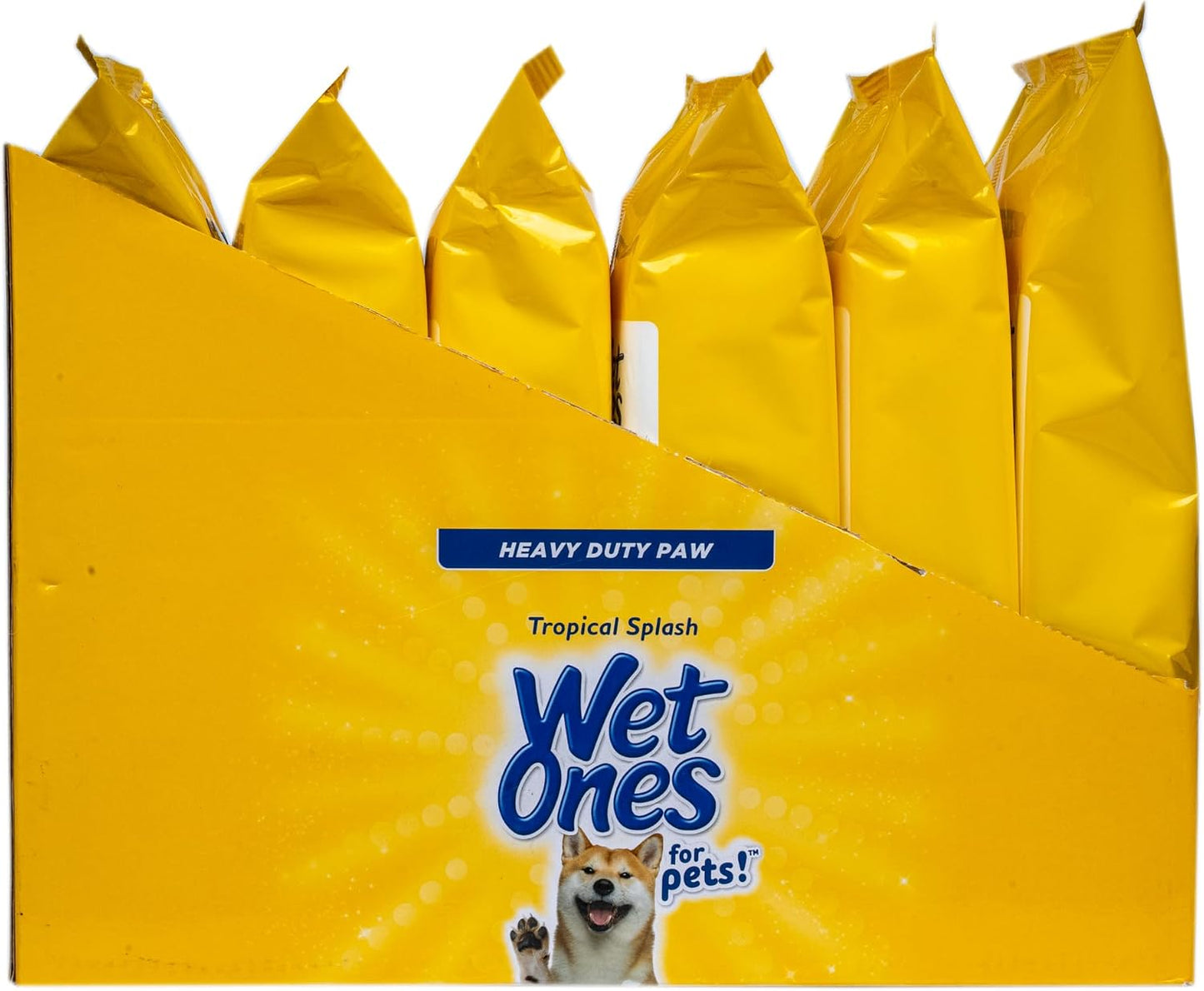 Wet Ones for Pets Antibacterial Heavy Duty Dog Paw Wipes with Tropical Splash Scent - Kills 99.99% of Germs, Thick Durable Disposable Paw Wipes for Dogs, 50 Count - Image 9
