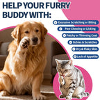 Natural oral flea and tick drops for dogs and cats liquid formula