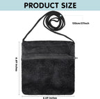 Sweetude 2 Pcs Sugar Glider Pouch Breathable Carrying Bonding Pouch Soft Hamster Carrier with Strap Zipper Small Animal Travel Sleeping Bag Cage Accessories for Rat Reptile Other Small Pets(Black) - Image 3