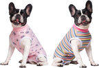 2 Packs Pet Dog Recovery Onesie Suit for Dogs Cats After Surgery,Dog Abdominal Wounds Bandages Cone E-Collar Alternative. (White Flower, M) - Image 11