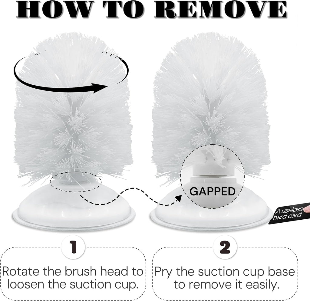 Packaging view of the Neacus imported USA aquatic turtle shell scratcher brush with suction cup.