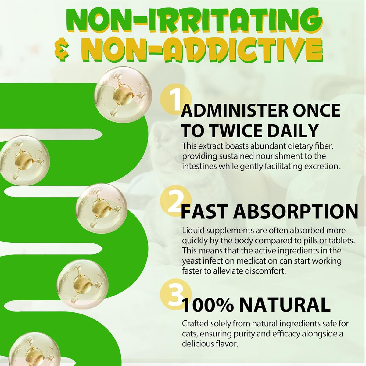 Vosifsdiy natural cat laxative stool softener packaging details
