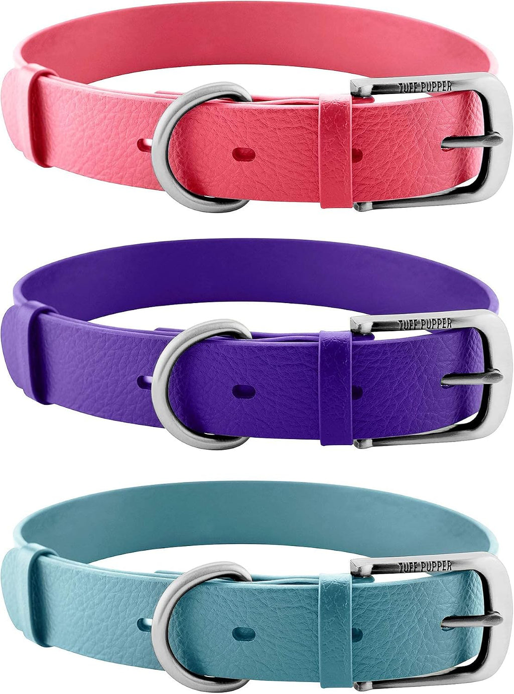 Tuff Pupper Classic Heavy Duty Dog Collar | 10x Stronger Than Leather | 100% Waterproof & Odor Proof Dog Collar | Tough Rust-Proof All Metal Hardware - Image 9