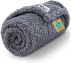 Luciphia Premium Fleece Dog Puppy Blanket Soft Pet Sherpa Calming Cat Blanket Throw for Small Medium Dog Cat(Beige,30x20 inches) - Image 10