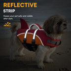 Queenmore canine swimming training vest with metal leash hook attachment