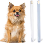 Dog Toothbrush Kit 4 Pack, Ultra Soft Dog Tooth Brush for Medium to Large Dogs & Cats, Pet Tooth Brushing Kit for Easy Dental Cleaning, Soft Bristles, 2 Green Wave Head & 2 White Flat Head - Image 11