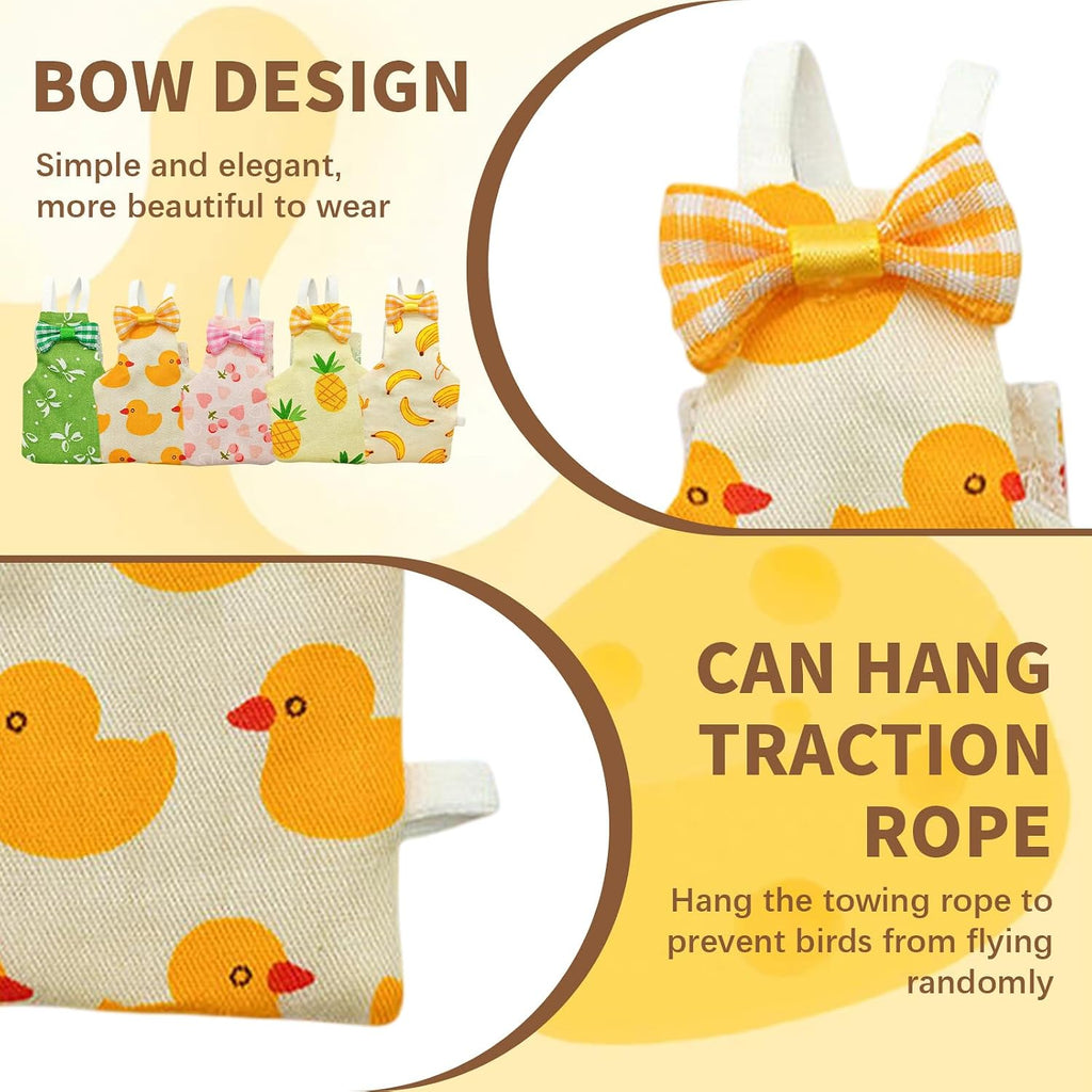 KURTOPLLY parakeet nappy close up of breathable cotton fabric