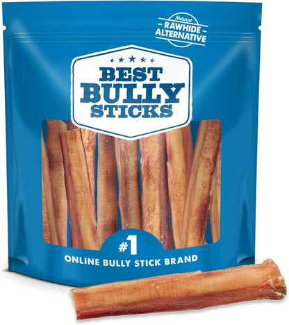 Best Bully Sticks premium quality beef pizzle dog snacks close up