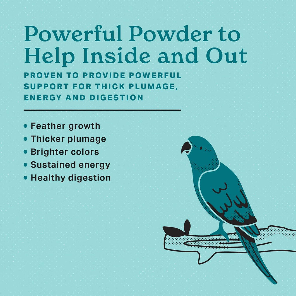 The Missing Link Avian bird supplement powder packaging label details