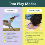 Woof Fly N' Feed dog toy being folded for travel