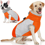 AOFITEE Dog Coat, Warm Dog Winter Coat, Reflective Turtleneck Large Dogs Jacket with Harness Built in, Turtleneck Pet Winter Jacket, Waterproof Pet Snow Jackets Fleece Vest, Pink XL - Image 11