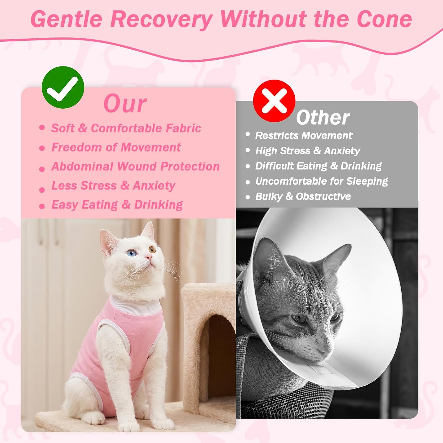 Close up of adjustable drawstring on Coppthinktu cat recovery suit