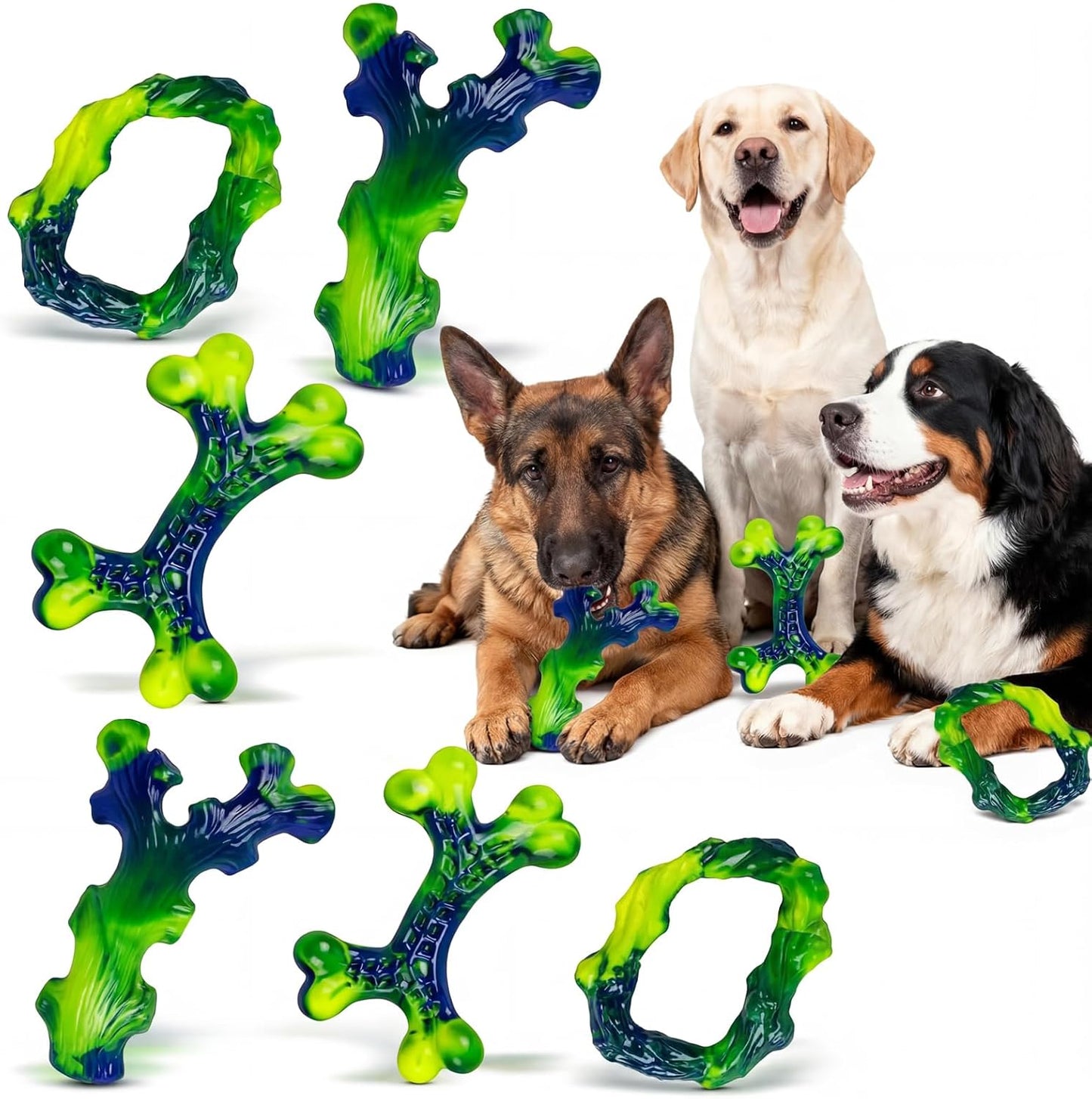 Safe and durable nylon bones for powerful chewers
