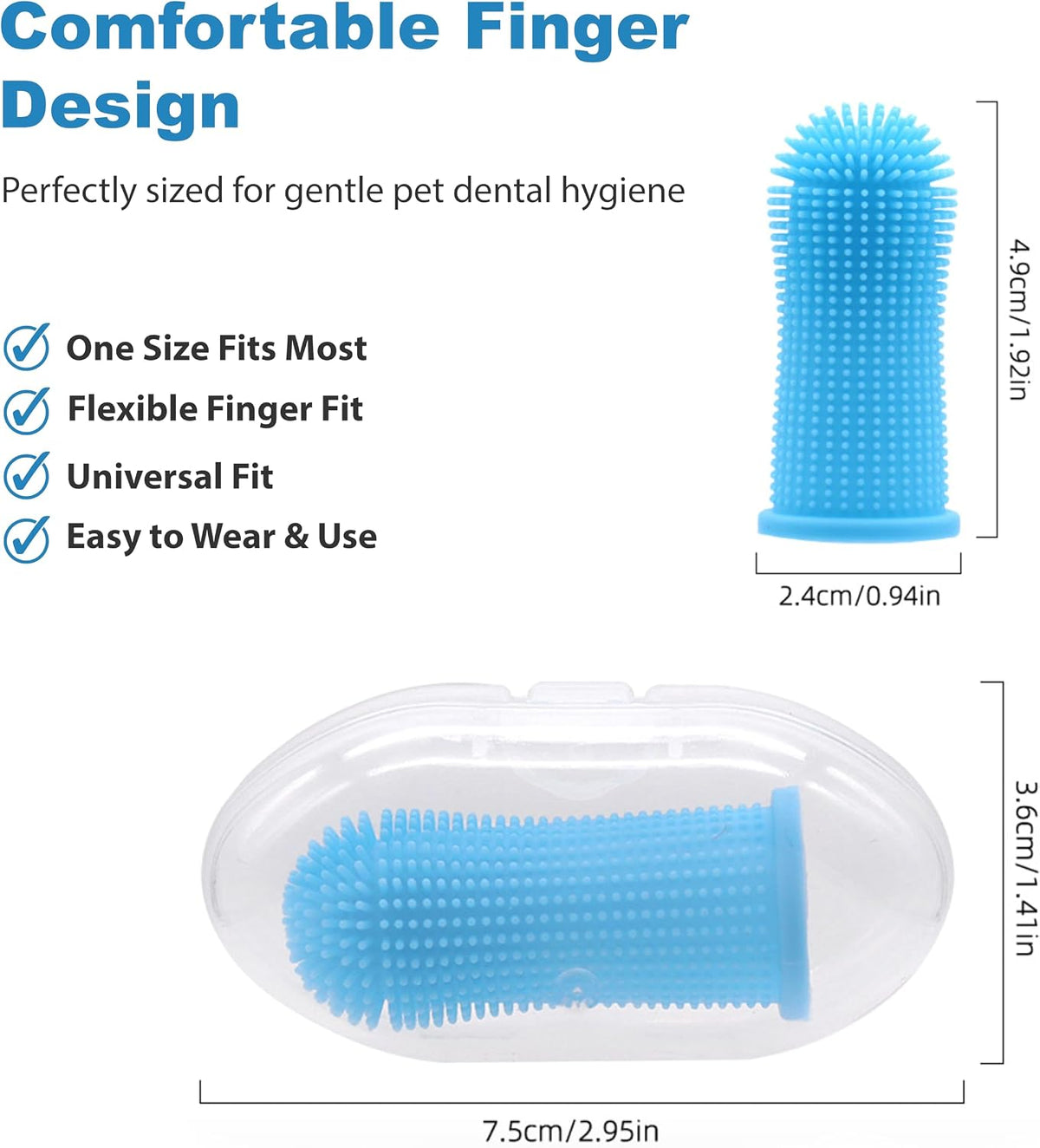 Full packaging of the authentic USA imported Astra Vena three piece pet grooming kit