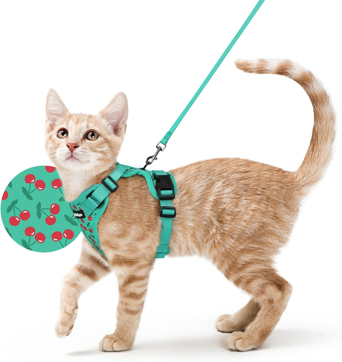 rabbitgoo Cat Harness and Leash Set, Escape Proof Vest, Black - Image 14