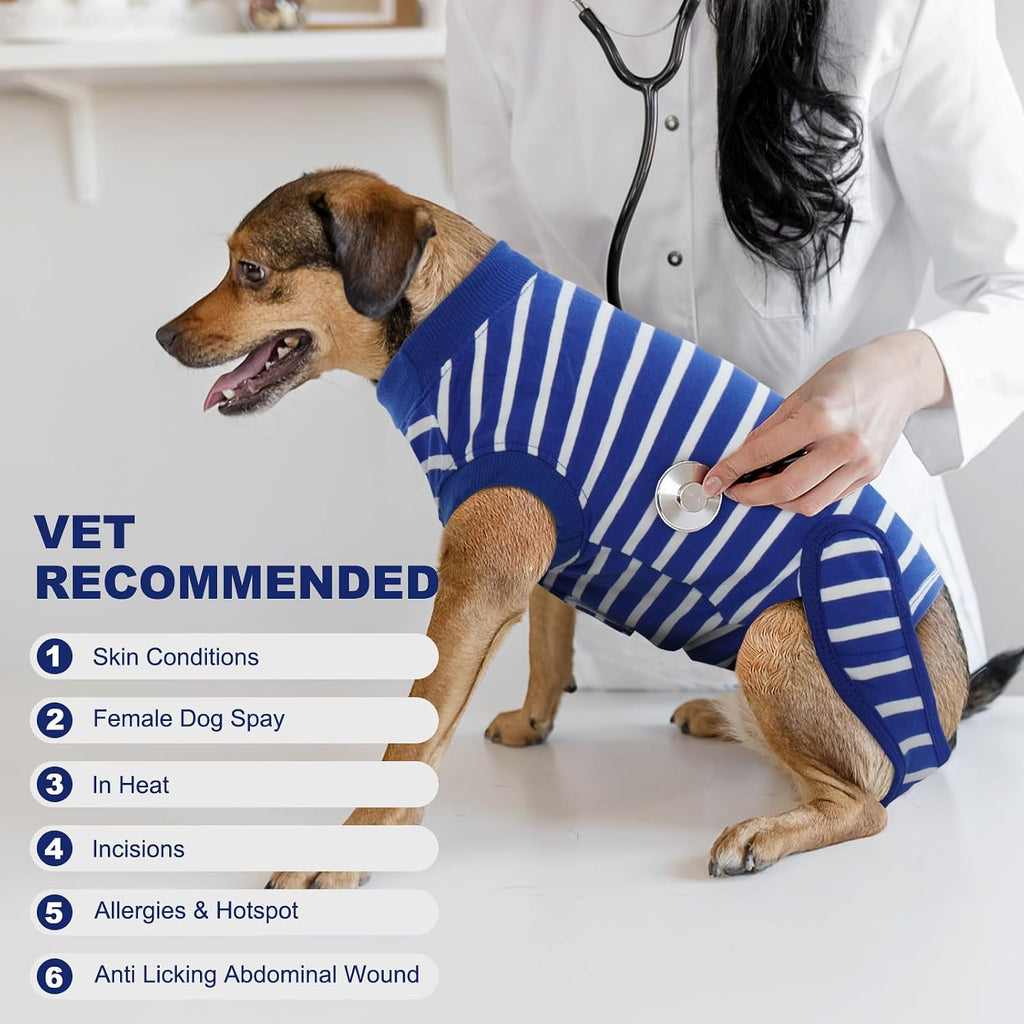 IDOMIK anti licking surgical shirt for female spayed dogs