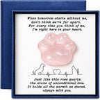 Pet Loss Sympathy Gift, Opalite Paw with Rainbow Bridge Card, in Loving Memory Keepsake, Pet Bereavement Comfort Gift, Pocket Hug for Dog Cat Loss & Grief Support for Pet Owners - Image 8