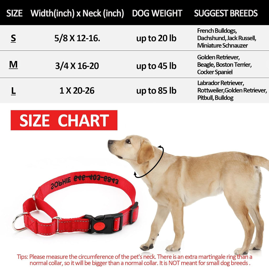Suncliff customized pet collar with phone number embroidery details