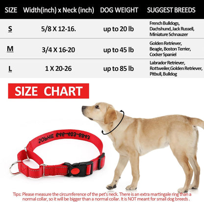 Suncliff customized pet collar with phone number embroidery details