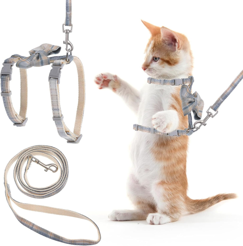 TIESOME Cat Harness and Leash Set, Adjustable Gradient Kitten Harness Escape Proof Harness with Leash for Kitty Outdoor Walking (Gradient Purple) - Image 10