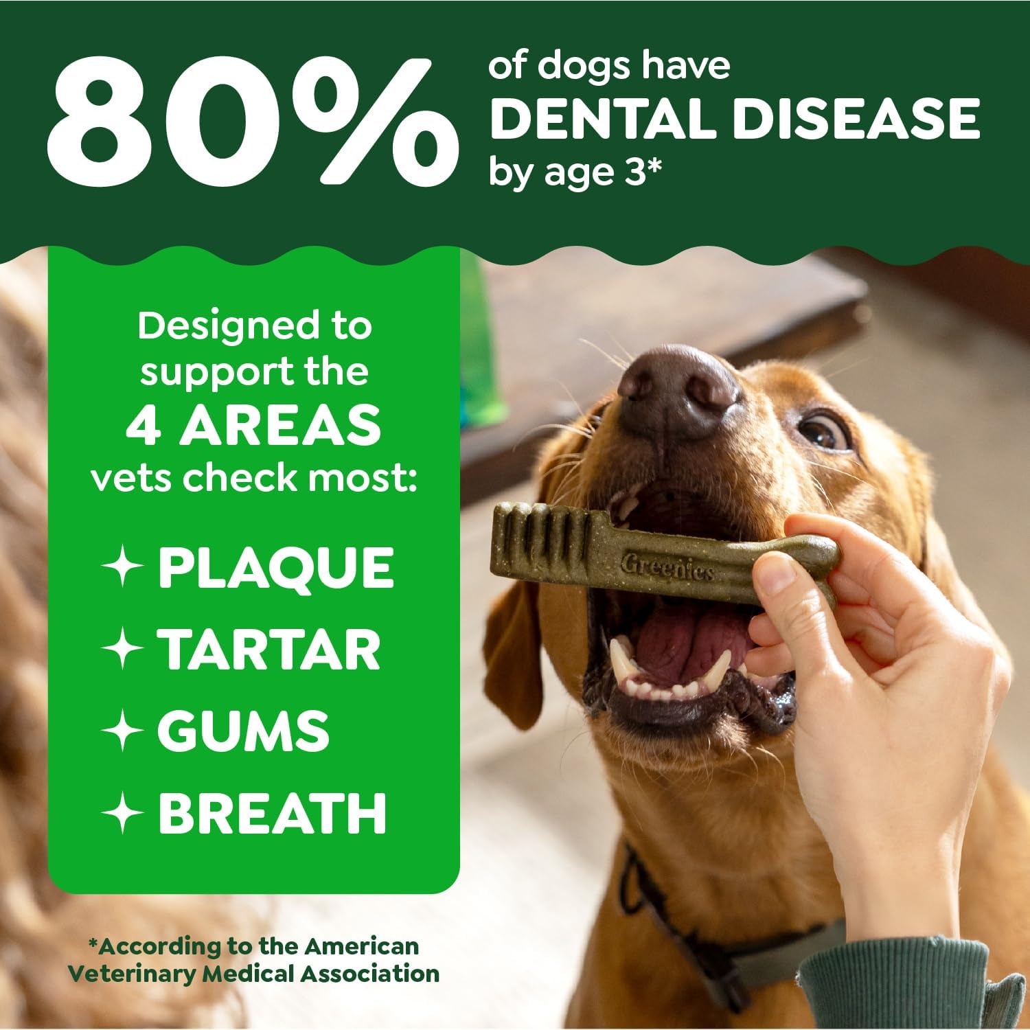 Greenies large size sweet potato flavor dog treats nutrition facts