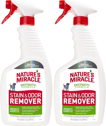 Nature's Miracle Stain and Odor Remover Dog, 32 Ounces, Everyday Mess Enzymatic Odor Control Formula - Image 15