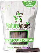 Nature Gnaws Beef Gullet Springs for Dogs 7-8" (12 Count) - Natural Beef Jerky Stick Dog Chew Treats - Rawhide Free - Image 14