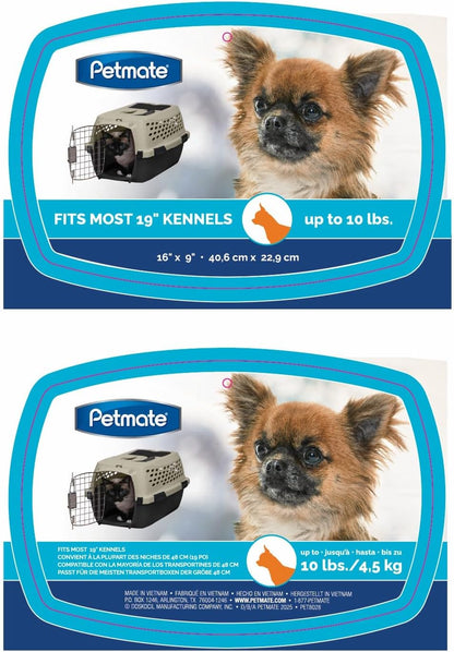 Petmate small dog crate pad showing non skid bottom texture
