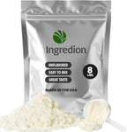 Generic Premium Pea Protein Isolate 8 Pound bulk pouch front view