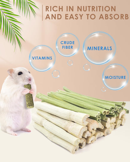 Natural sweet bamboo chew sticks for rabbits and small animals
