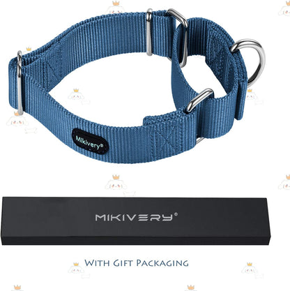 Mikivery breathable fade resistant nylon pet collar haze side view