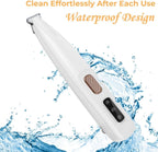 Belvedir quiet pet shaver being used to trim dog paw fur