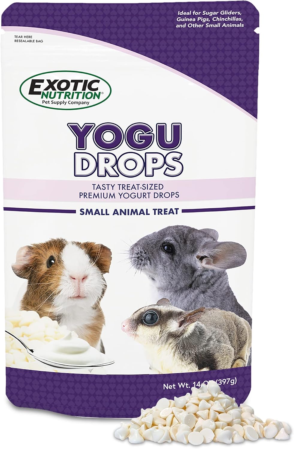 Exotic Nutrition Yogu Drops complete retail package setup