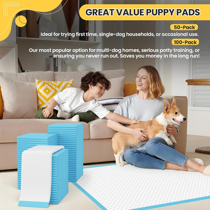 VJJ disposable piddle pad tear resistant plastic backing layer preventing fluid leakage on hardwood floors.