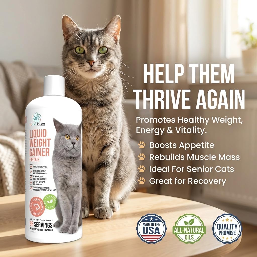Salmon flavor high calorie cat food supplement ingredients and nutrition facts