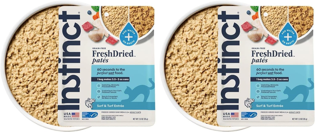 Instinct FreshDried Pates, Freeze Dried Cat Food, Grain Free - Cage-Free Chicken Entre, 3 oz. Bag - Image 14