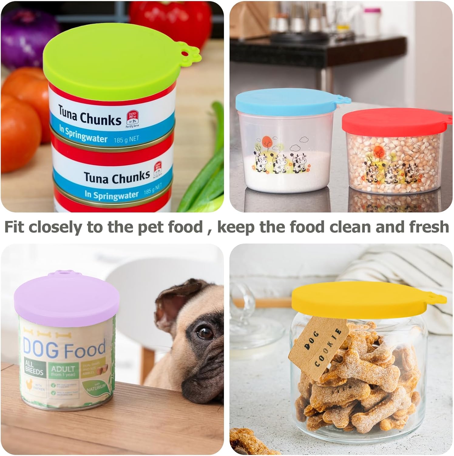 Yuezhouyb pet food can lids being cleaned in dishwasher