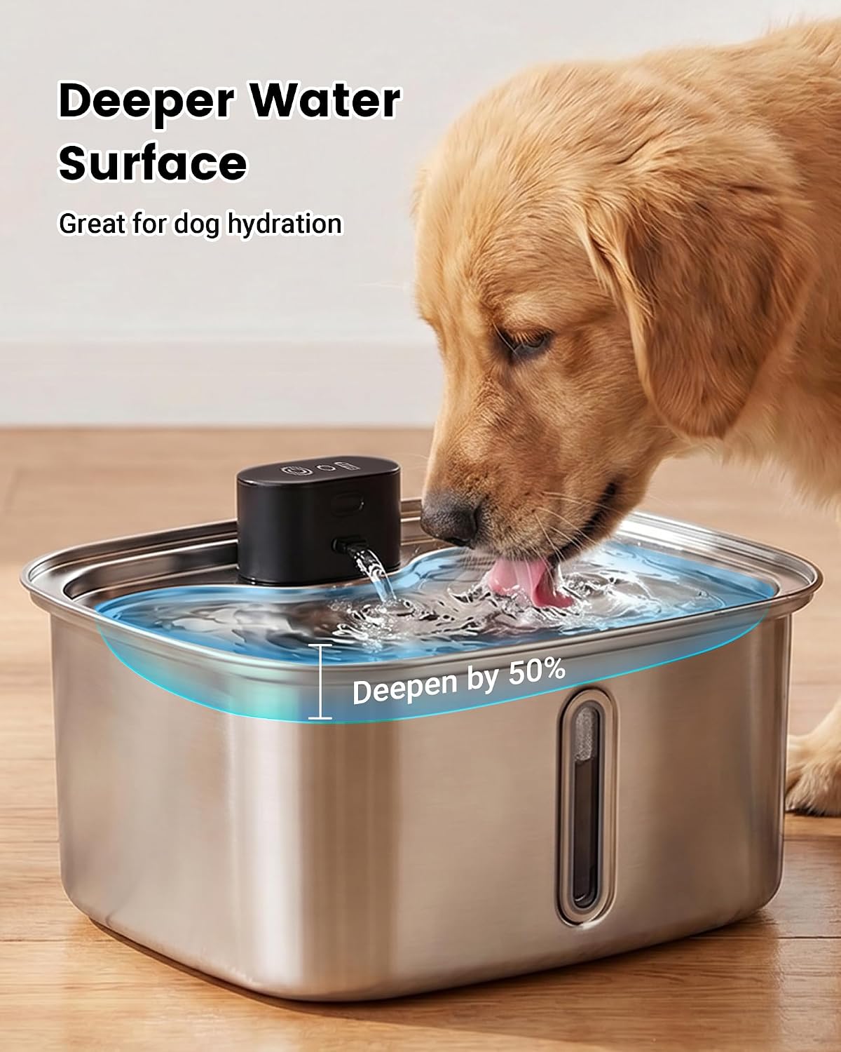 Smart pet fountain mobile application interface