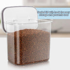 Leawalk food storage bin showing silicone airtight seal