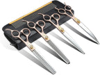 JASON Professional Dog Grooming Scissors - 7 Inch Curved Shear Japanese 440C Stainless Steel Dog Scissors with Diamond Screw, Rosegold, Sharp - Image 9