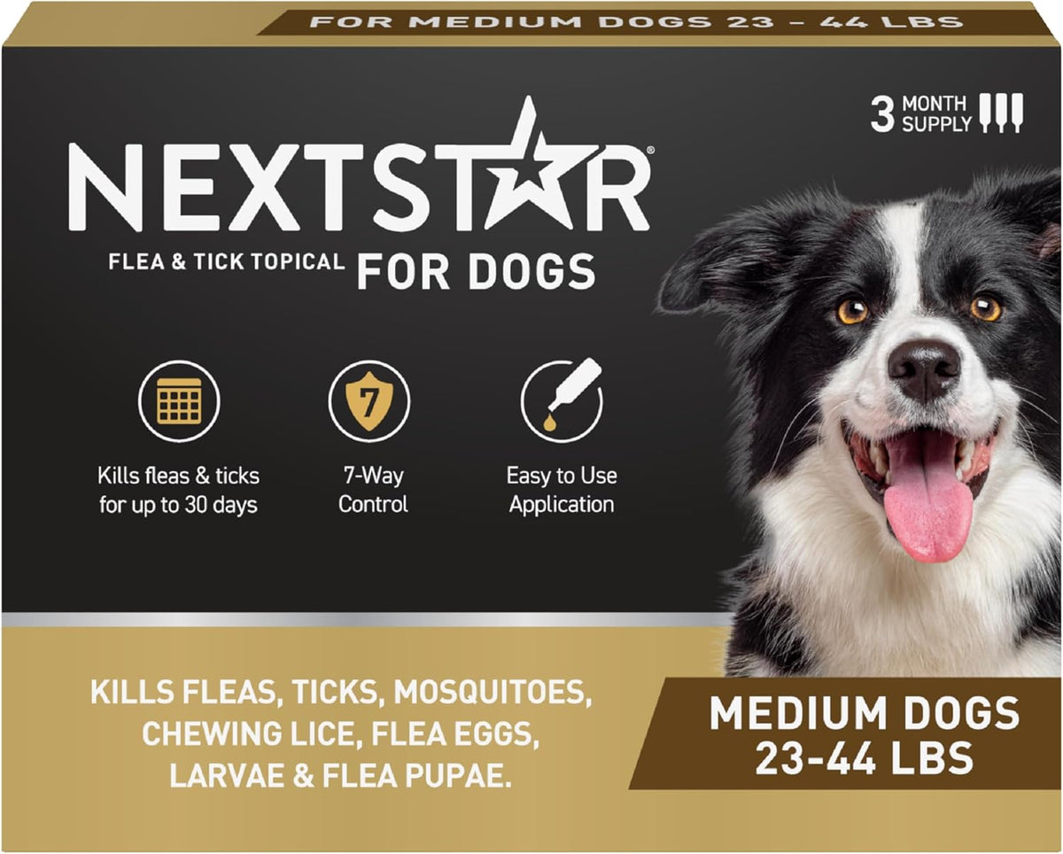 NEXTSTAR Flea and Tick Prevention for Dogs, Repellent & Control, Fast Acting Waterproof Topical Drops, Flea and Tick Prevention for Large Dogs, 3 Monthly Doses - Image 13